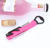 1Pcs Steel Metal With Plastic Handle Home Party Multifunctional Wine Opener Beer Bottle Cap Opener Corkscrew Corkscrew Stainless
