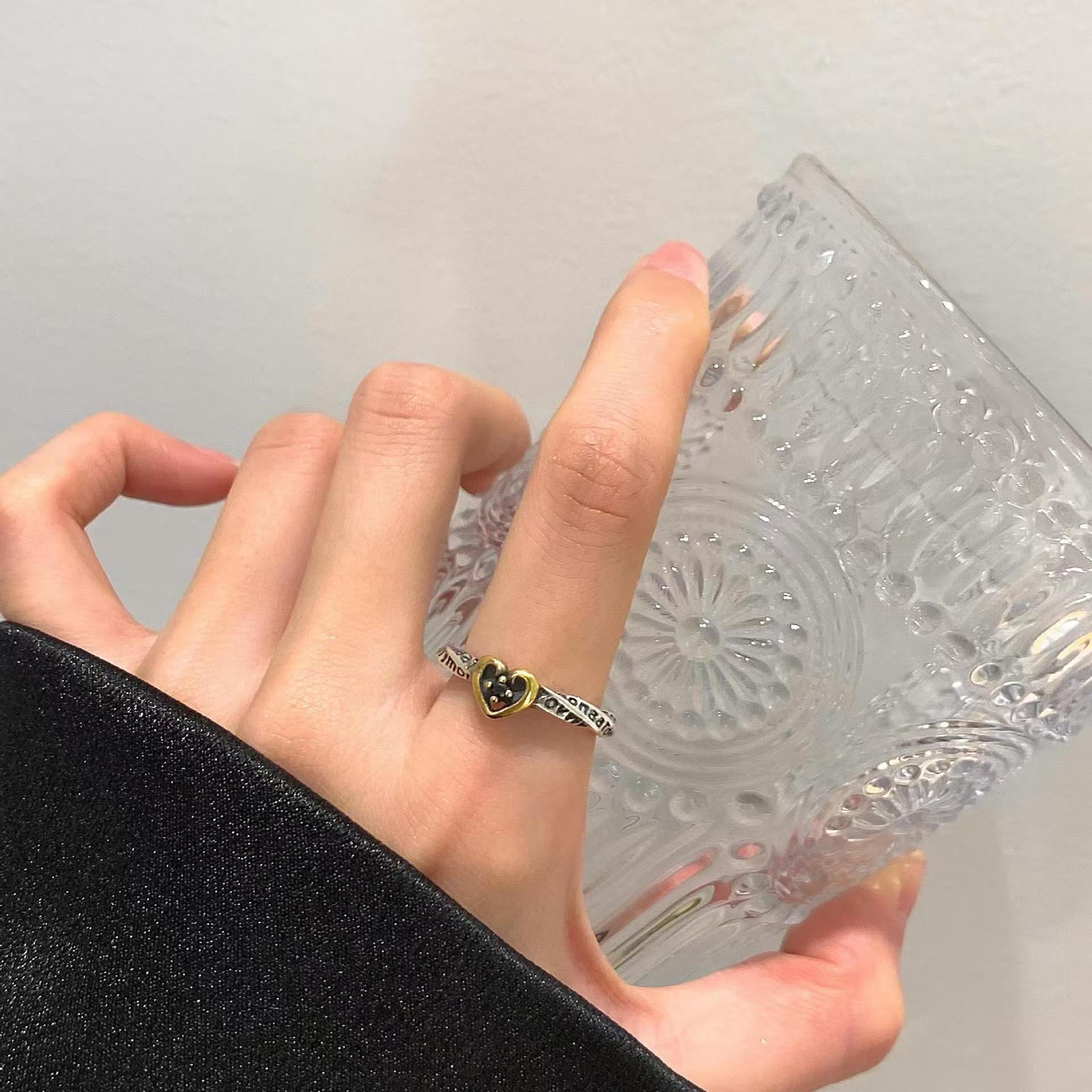 

Граффити Кольцо Мёбиуса: Женское ретро-кольцо Love Cross Open, корейская мода 2024