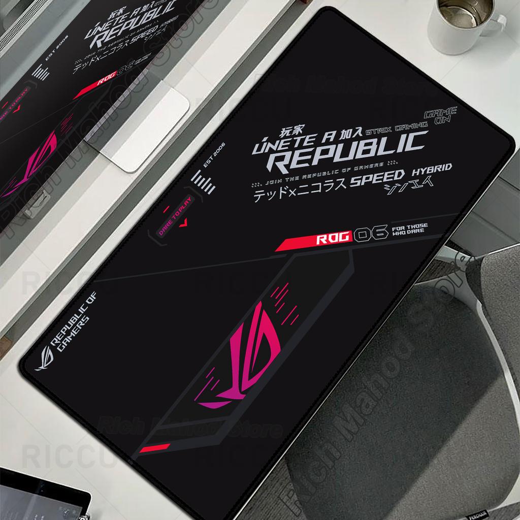 ASUS Xxl Mouse Mat Republic of Gamers ROG Large Gaming Mouse Pad Carpet Rubber Non-Slip Computer Desk Mat Keyboard Pad Playpad