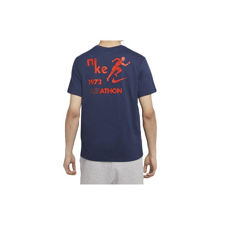 Nike Mode Retro T-Shirt Herren Tops Marineblau CT6874-410