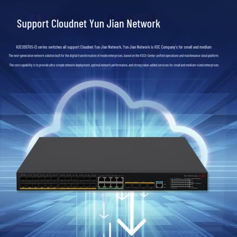 H3C S5570S-36F-EI 24-Port Gigabit Layer 3 Aggregation Switch