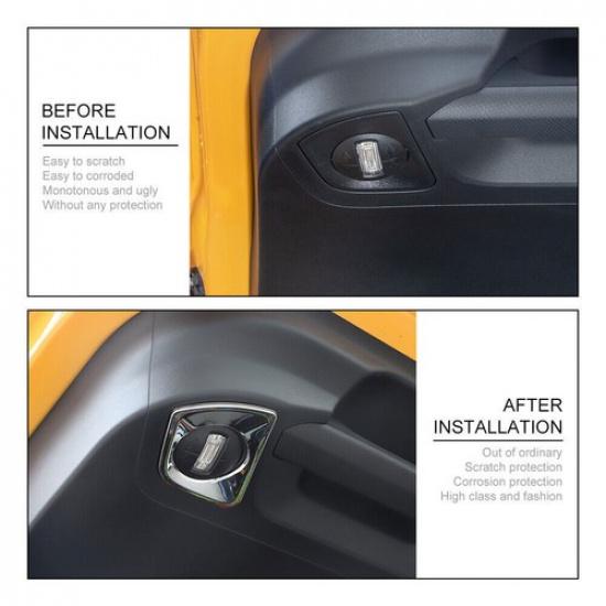 Rear Tailgate Light Lamp Cover Trim For Ford Bronco Sport 21+ Chrome Accessories