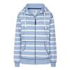 Lazy Jacks Womens/Ladies Striped Full Zip Hoodie