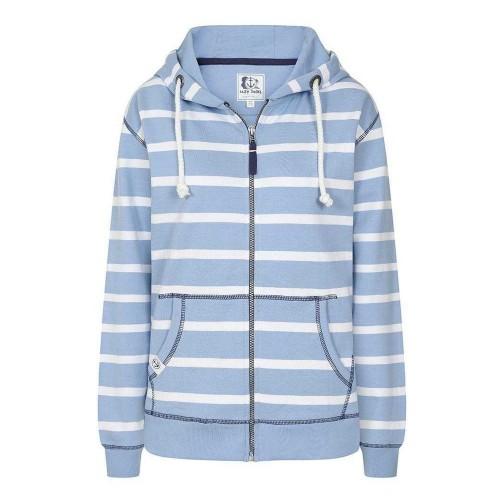 Lazy Jacks Womens/Ladies Striped Full Zip Hoodie