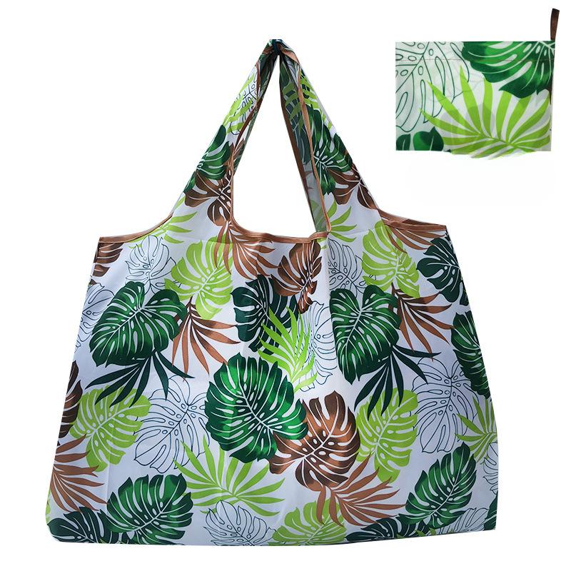 

Универсальная складная сумка для покупок, дорожная большая сумка большой вместимости, модная многоразовая продуктовая сумка зелёный