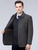 Men’s Double-Sided Wool Coat: Slim Fit, Cashmere Overcoat, Business Style for Autumn/Winter.