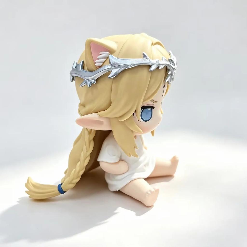 Wuthering Waves Cartethyia Kawaii Cartoon Figure - Anime Cosplay Desk Decor Sitting Model Collection Birthday Gift