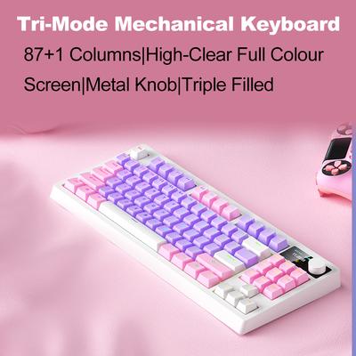 Wireless Mechanical Keyboard K87 Keyboard RGB Mechanical Keyboard  Three Mode Connectivity  18
