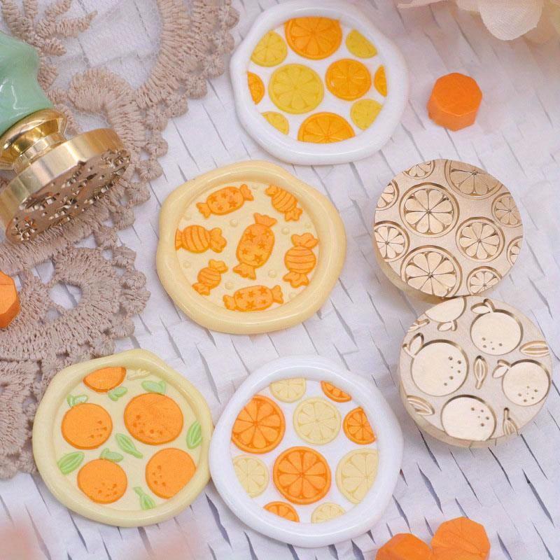Cherry Blossom Envelope Plant Leaves Wax Seal Stamp Retro Antique Sealing Wax Scrapbooking Stamps Wedding Decorative Invitation