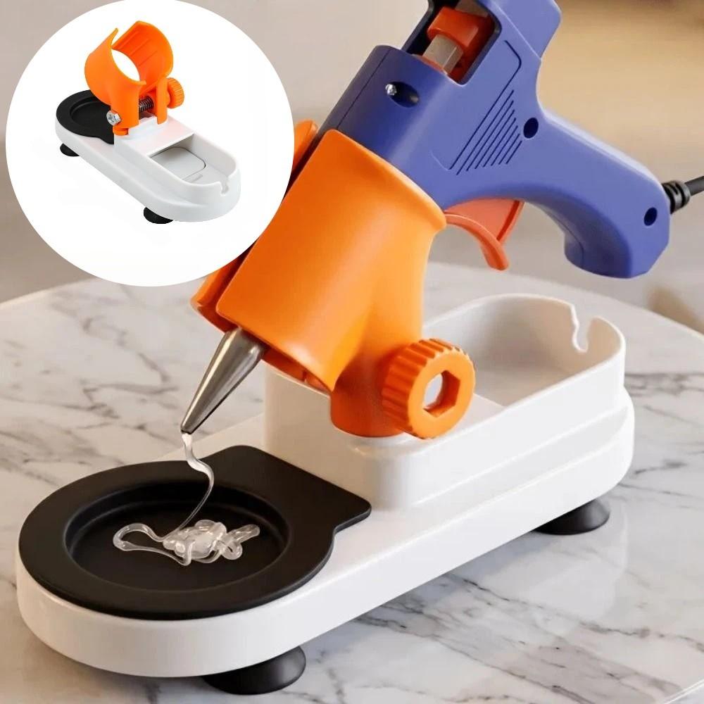 Multi-Function Hot Melt Glue Sticks Base with Drip Tray Hot Melt Gluer Holder Home Use