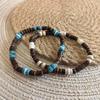 Coconut and Turquoise Bracelet