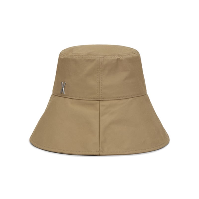 VARZAR VA Studded Solar Shield Bucket Hat Beige