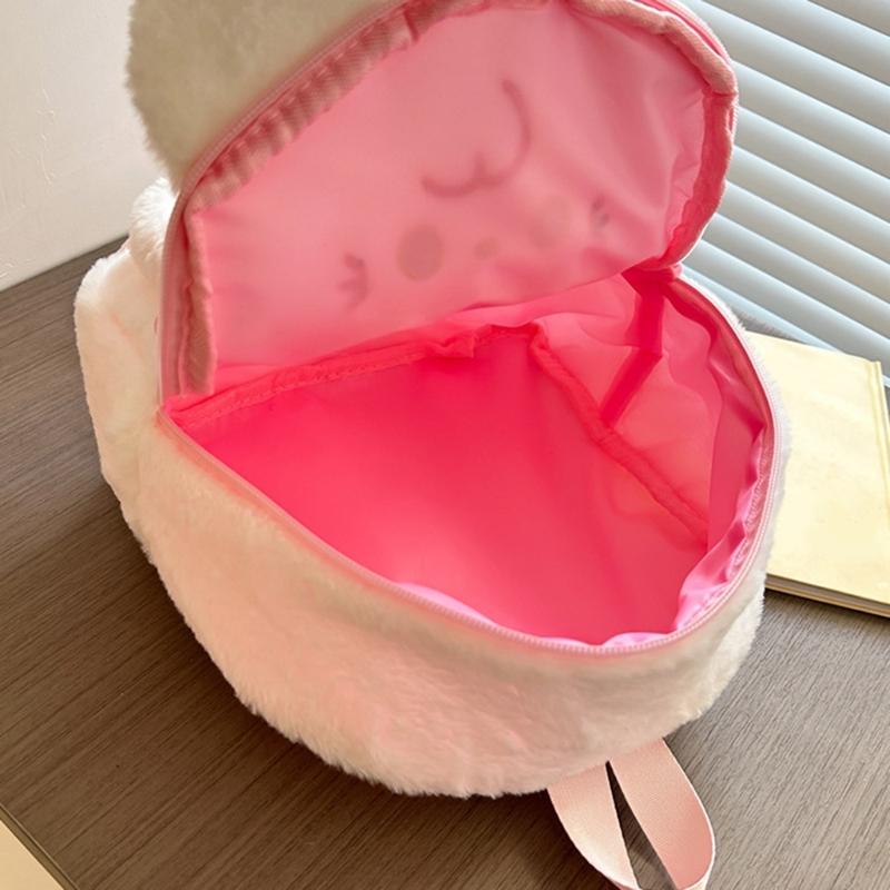 Cute Dog Shaped Backpacks With Adjustable Strap Practical Easy To Clean Wear Resistant Children's Bag