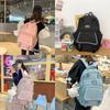 Versatile Book Bags Large Capacity Daypack Aesthetic School Bag for Students Comfortable and Stylish Backpack  Purple