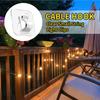 Adhesive Hook Outdoor String Lights Hooks Transparent Home Strong SelfAdhesive Hooks Bathroom Kitchen Hanger Wall Hang Hooks