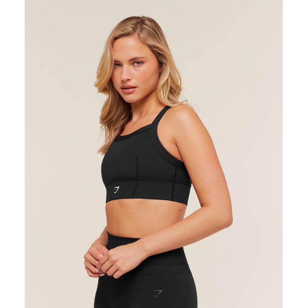 Gymshark Compression Sports Bra Gs Black B4b6h Bb2j