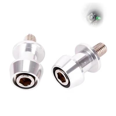 Bolts, Silver Stand Hooks, Set of 2, Left and Right Rear Stand Hooks, M6,