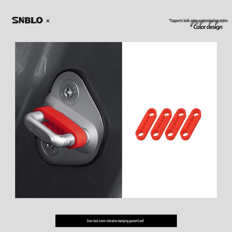 

Силіконова амортизуюча накладка на замок дверей автомобіля - Захист від зіткнень, Безшумне закриття, Захисний чохол