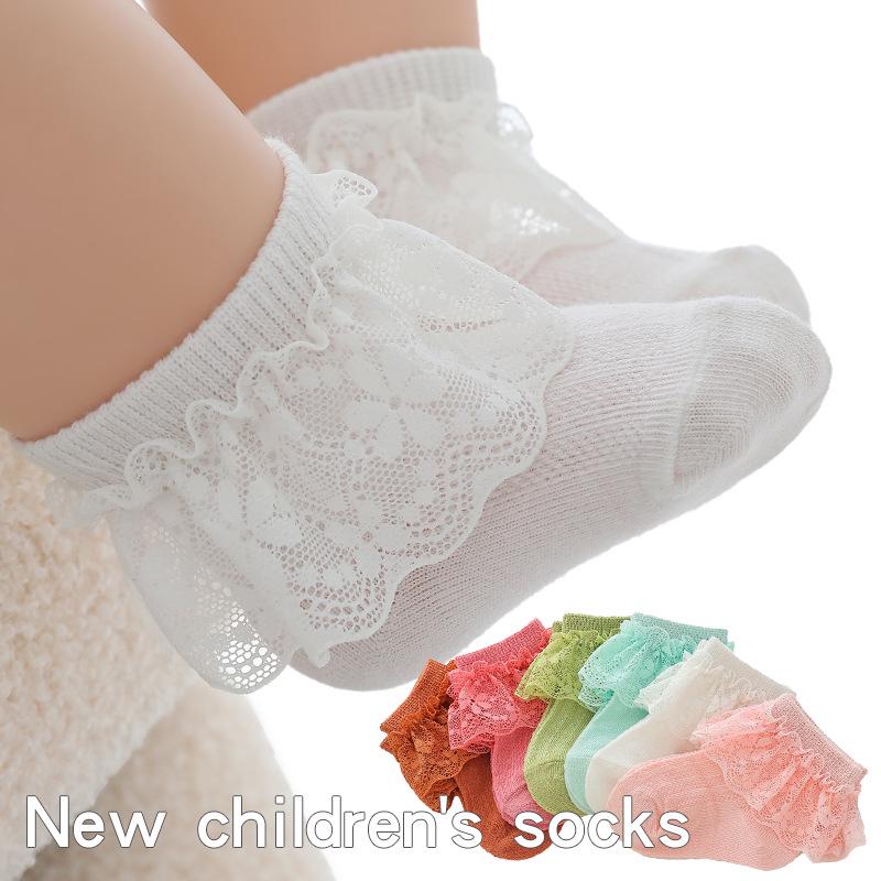 Summer Lace Mesh Socks for Girls - Thin Princess Style