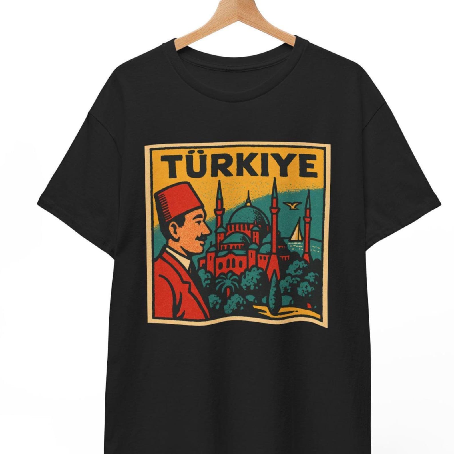 Türkiye Retro Comic T-Shirt: Vintage Turkish Graphic Tee M