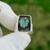 Gift For Her Natural Aquamarine Rough Solitaire Adjustable Ring 925 Silver