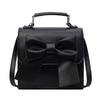 Backpack women's new texture niche design portable bow schoolbag lightweight travel backpack