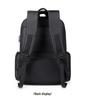 Men's Large Capacity Color Block Laptop Backpack - Business Casual & Student Friendly
