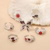 Vibranting Color Sturdy Alloy Butterfly Heart Crosses Rings Jewelry Accessory for Daily Wear and Parties 8pcs Set