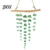 Sea Glass Wind Chime Chime, Handmade Driftwood Coastal Garden Hanging for Home Beach House Window Decor Nautical