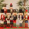 New Creative 30cm Wooden Nutcracker Puppet Soldier Ornament High Quality Christmas Decoration Home Furnishings