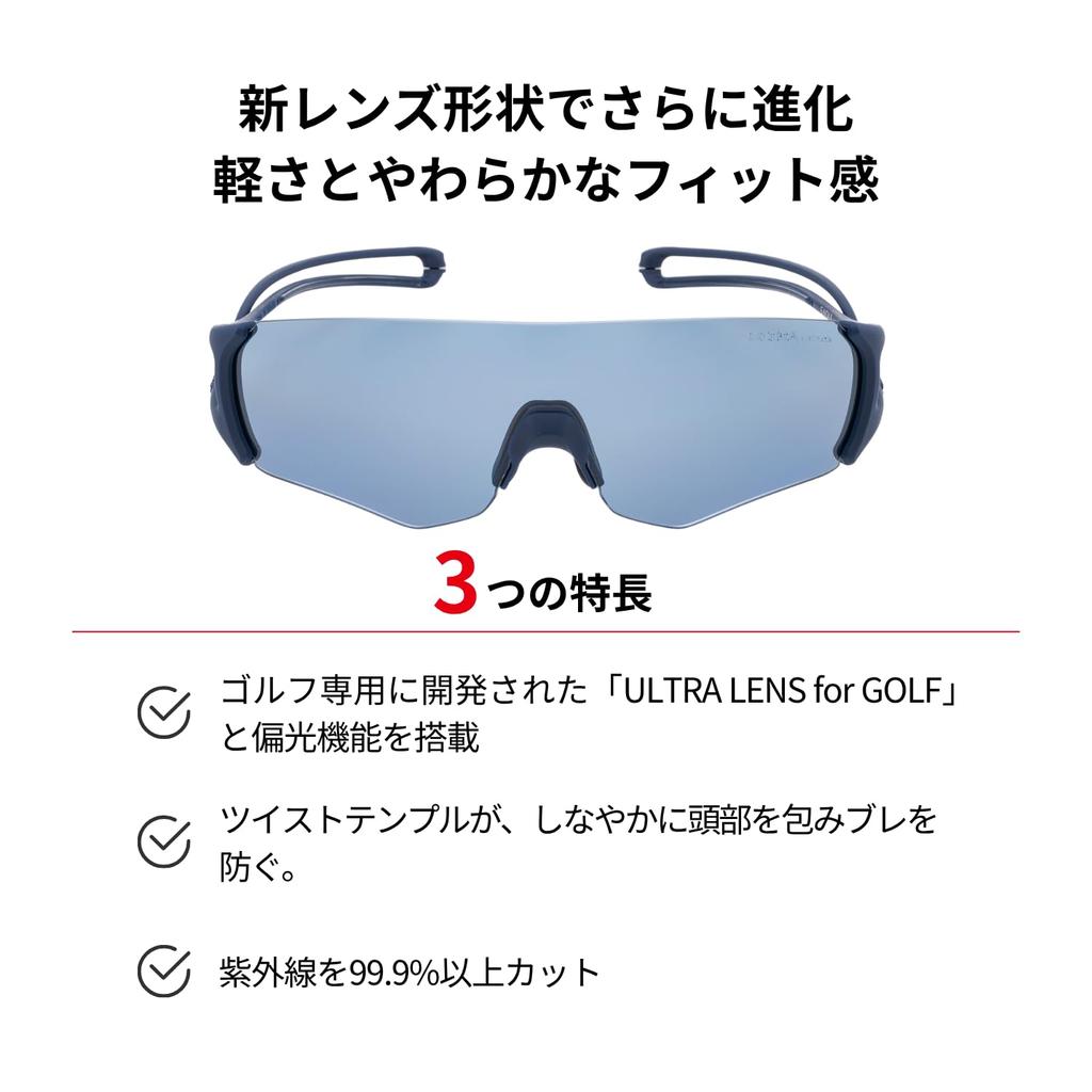 Sports Made in ULTRA EIGHT8 for [SWANS] Sunglasses, Japan, LENS, Polarized, E-NOX G2, Running, Marathon, Tennis, Golf, EN8G2-0067 MNV, Adult, Men's,