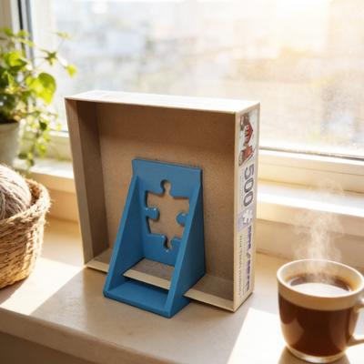 All-in-One Puzzlebox-Ständer Rutschfester Puzzlebox-Deckelständer Freihändiger Halter für Referenzbild Schreibtischzubehör für Poster Bilderrahmen