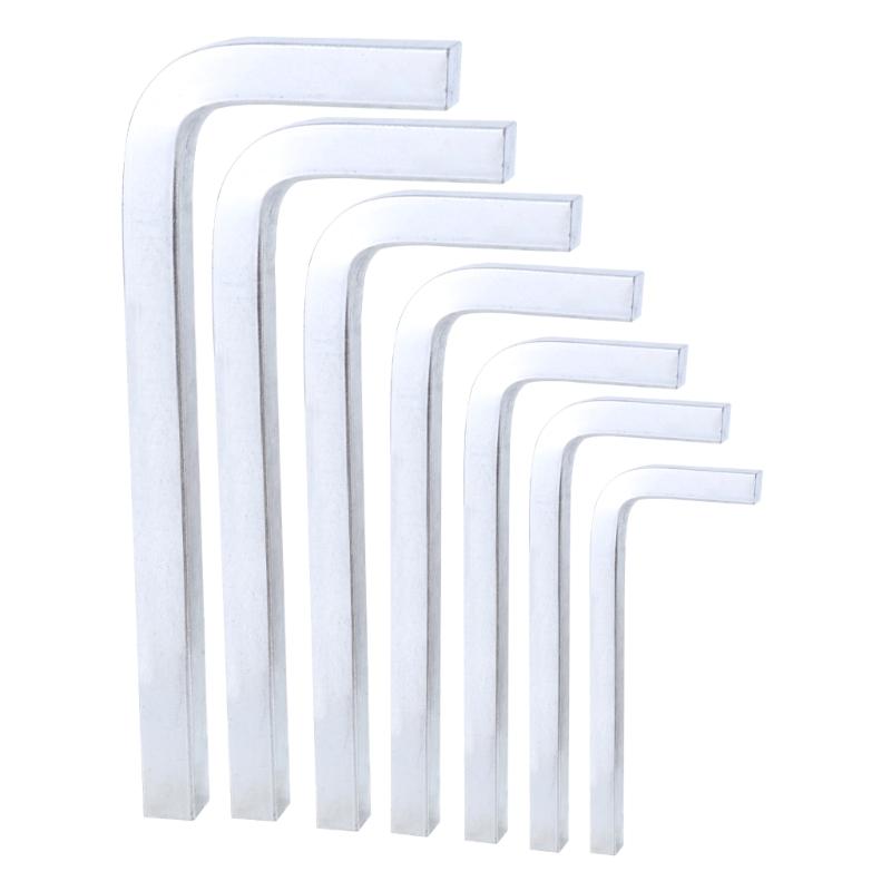 

7Pcs L Shape Square Head Wrench Square Key Wrench Screwdriver 3/4/5/6/7/8/10mm Hand Tool 1