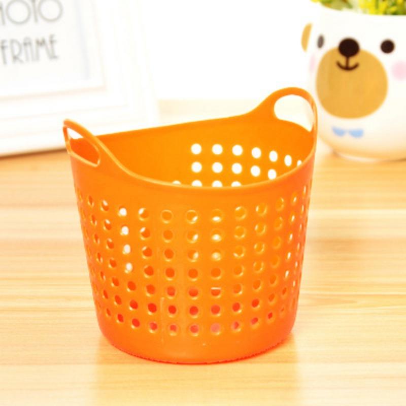 Desktop Organizer Mini Casual Portable Hoop Mesh Organizer Basket Sundries Organizer Pen Holder Organizer Basket