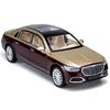 Benz Maybach S680 Sound Light Alloy Metal Car Model Gift Collection Model Car Gift Present & 1/24