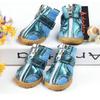 Pet Anti-slip Breathable Shoes For Small And Medium Dogs Plush Lined For Fall And Winter