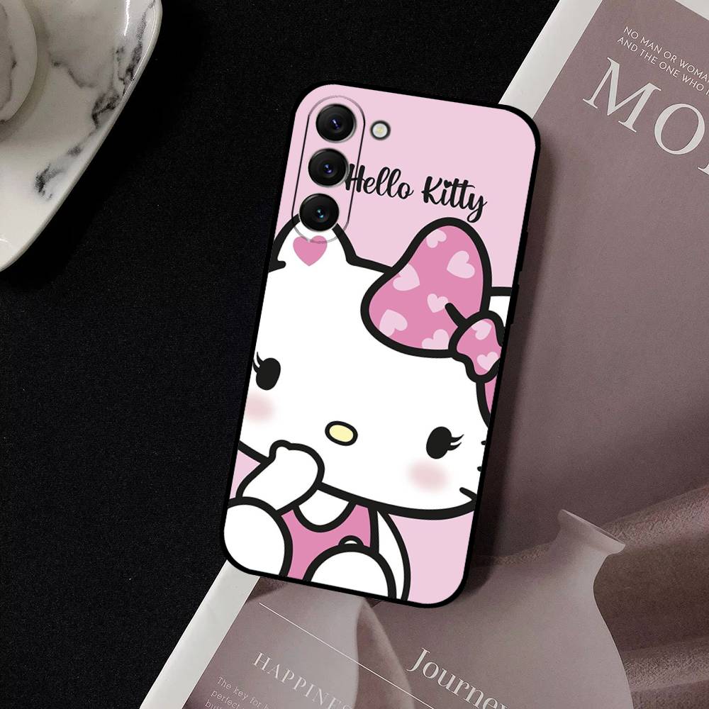 H-HelloS-S K-Kitty Cute Phone Case For Samsung Galaxy S21 S22 S23 S24ULTRA S25ULTRA FE Ultra Plus5G A52S S26 Soft Cover