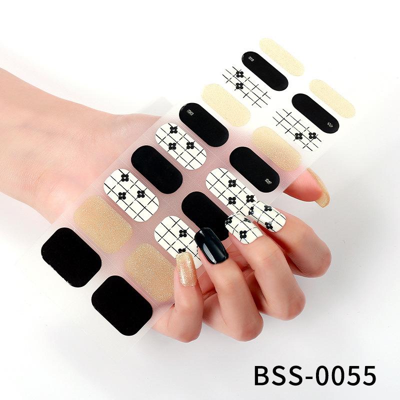 Gel Manicure Stickers Semi-cured Gel Nail Stickers Nail Polish Glue Manicure Stickers