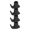 4 Pcs Walker Glide Skis Rubber   Walker Ski Glides Mobility Aid Accessory for Seniors