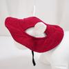 Adjustable Pets Sun Hat Wide Brim Corduroy Dogs Fisherman Cap with Ear Holes Outdoor Walking Sun Protection Hat for Dogs Cats