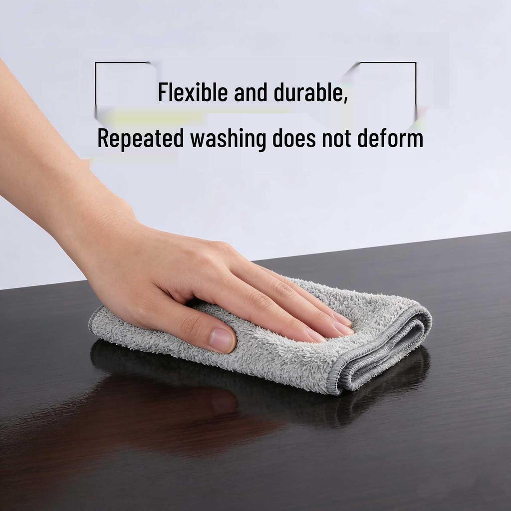 Bamboo Charcoal Non-Stick Oil Cleaning Cloth - Absorbent and Easy-to-Clean Kitchen Towel