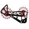 KCNC SXX1 MTB Bicycle Oversized Pulley Wheel Cage OSPW For SRAM SK2104 Eagle, Red, KOT39-003,