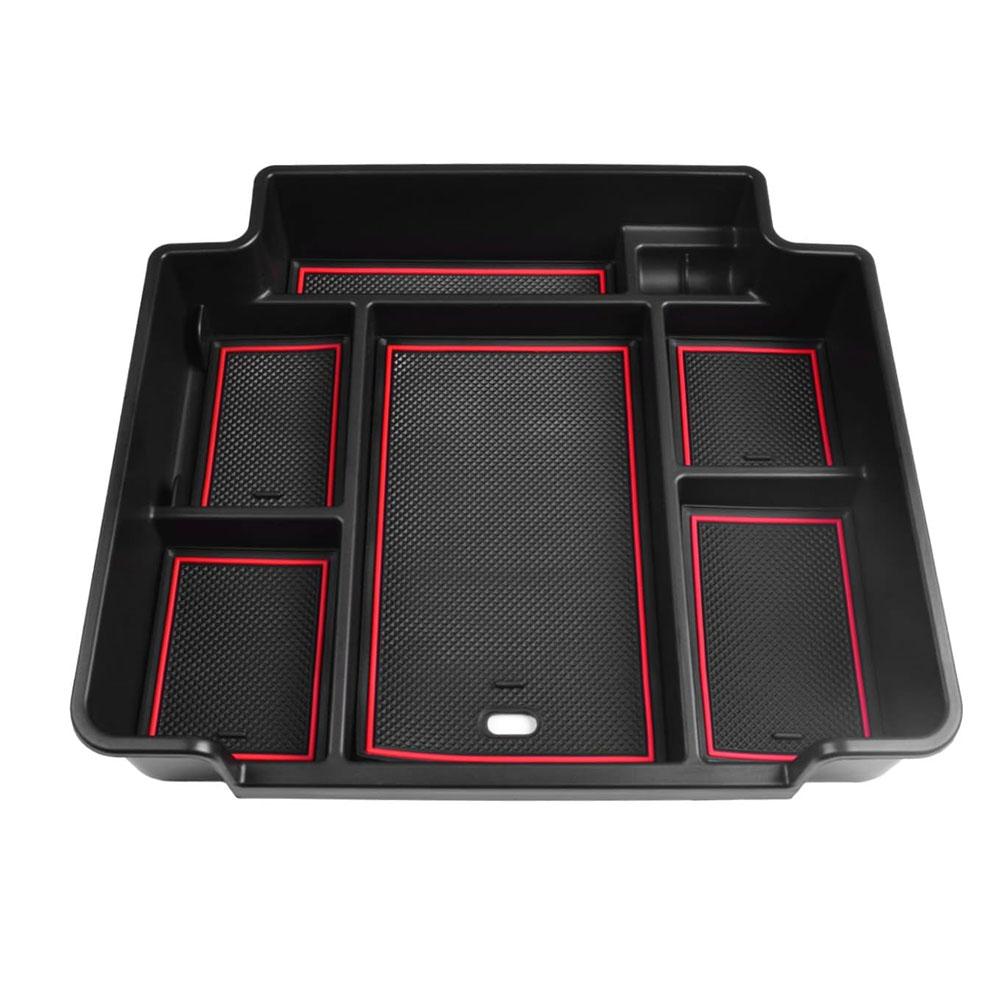 

Full Size Center Console Organizer for Chevy Suburban Tahoe GMC Yukon Accessories 2025-2025, Interior Armrest Storage Box красный