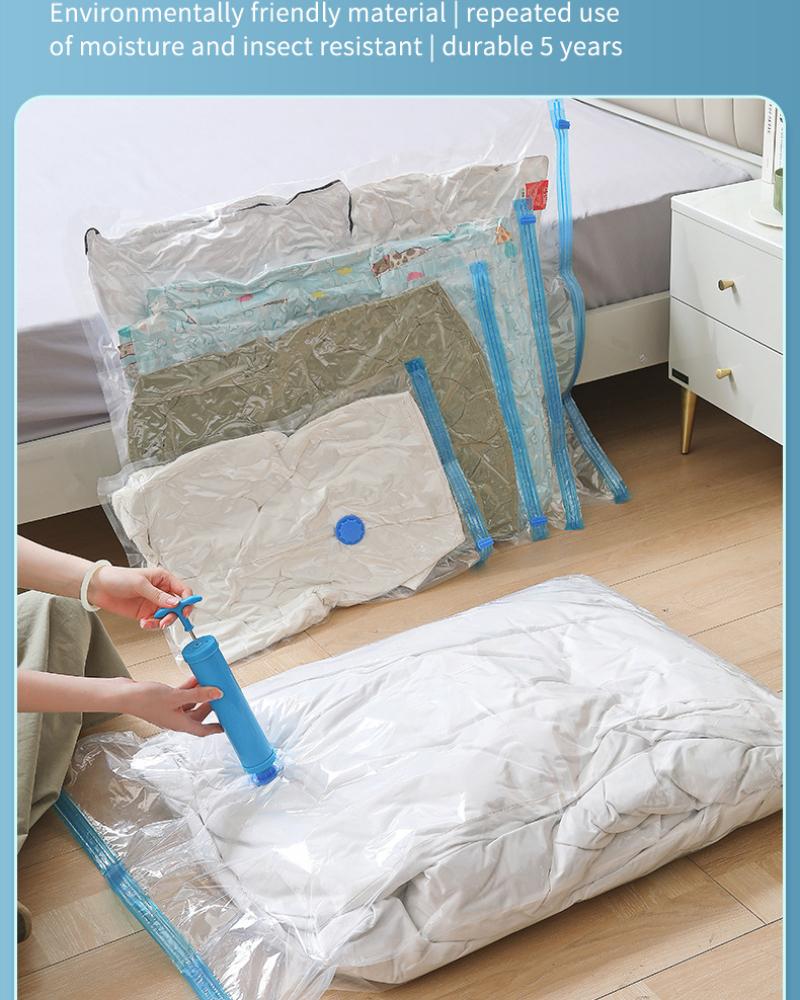 Vacuum Storage Bags Wardrobe Organizer Vacuum Seal Bag Space Saving Bags for Clothes Pillow Bedding Blanket Packaging Storager