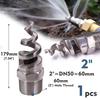 8-size Spiral Nozzle Sprayer 316 Stainless Steel Atomizer Outdoor Agricultural Irrigation Garden Watering Industry Dust Removal