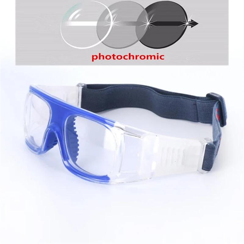 Υπαίθρια αθλητικά γυαλιά μπάσκετ ποδοσφαίρου κοντόφθαλμης με αντισύγκρουση βαθμού συνταγογραφούμενα γυαλιά 0 -0,5 -0,75 έως -6,0