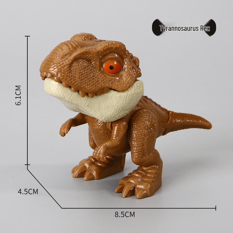 Popular Children's Moveable Joint Dinosaur Toy - Bite Finger Tyrannosaurus Rex