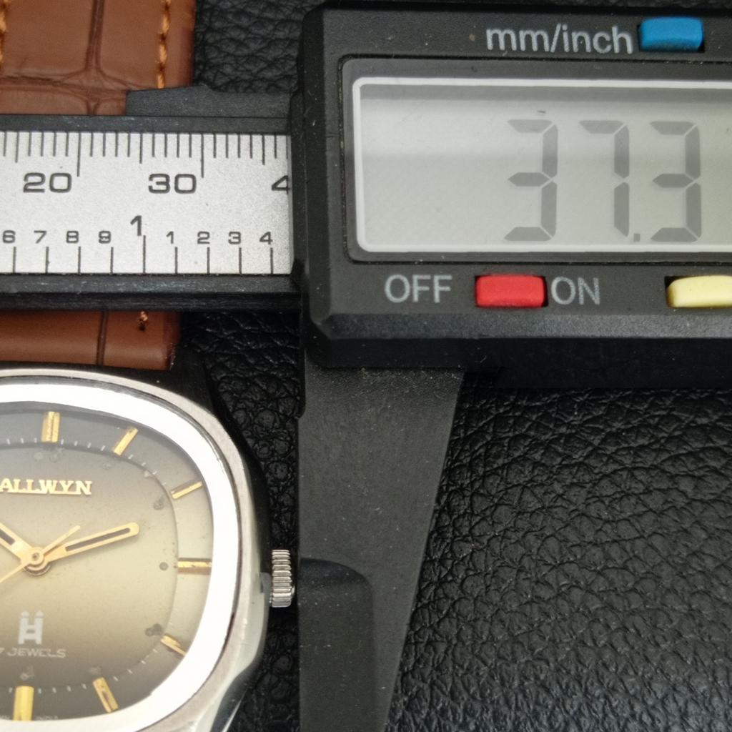 MONTRE VINTAGE ALLWYN 6300A REMONTAGE MANUEL INDIA HOMME CADRAN ORIGINAL a708160-1