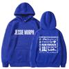 Jessie Murph Hip Hop Hoodie Printed Gothic Long-sleeved Hoodie Grunge Clothing Vintage Moletom Hoodie