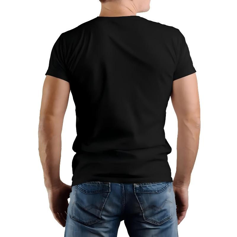 European Sizes Guitar Music Guitarist Bohemian Regular Fit Gifts for Family Men's T-Shirt Vintage Crew Neck Tops